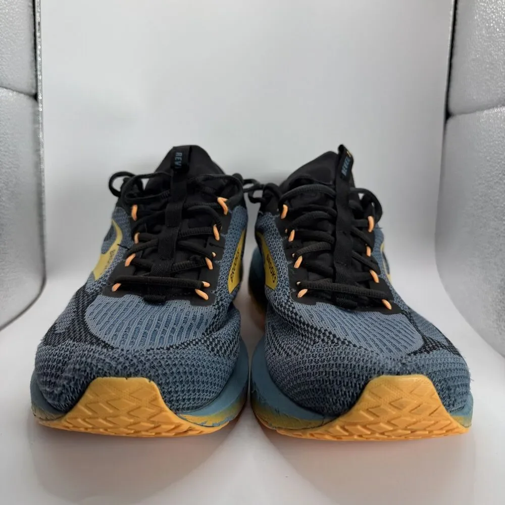 Brooks Revel 7 Shoes Mens Size 13 D Blue Yellow Running Cushioned Trainer